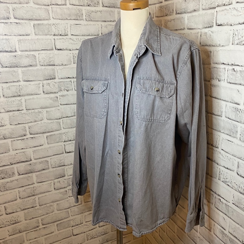 Gray Wrangler Button Down Shirt - image 2